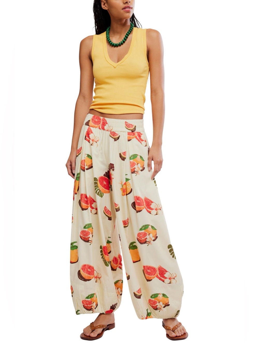 Free People Moonflowr Cotton Blend Balloon Pants Size Small